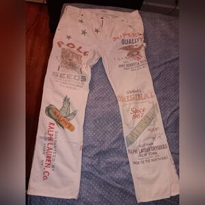 Ralph Lauren Mens Industrial Label Carpenter Pants